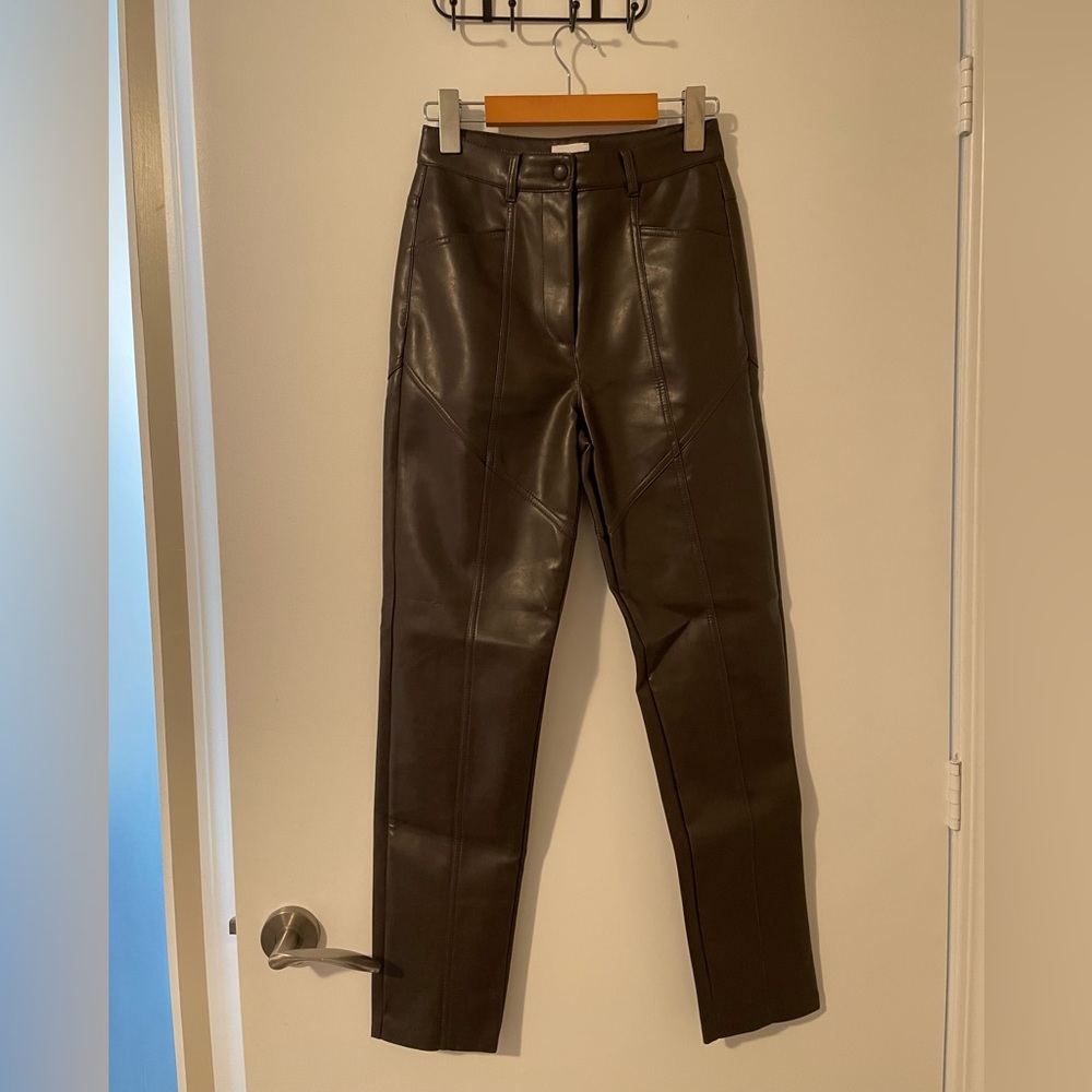 Aritzia Vegan Leather pants